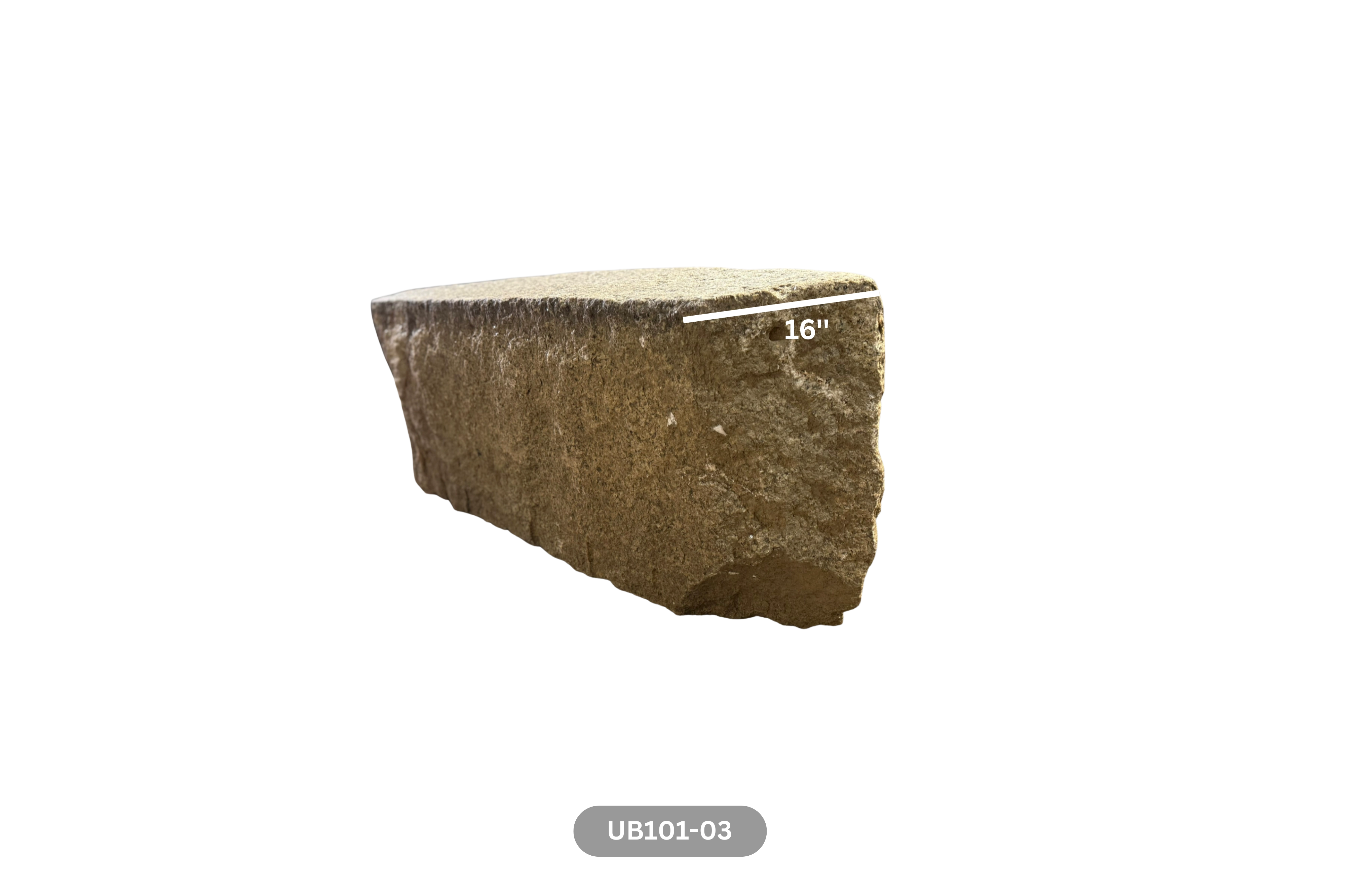 Antique Granite Bench - Image 7